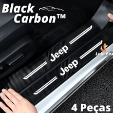 Carregar imagem no visualizador da galeria, Soleira Adesiva de Fibra de Carbono para carros