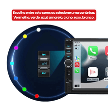 Carregar imagem no visualizador da galeria, Tela Touch CarPlay 7 polegadas - Acellerando