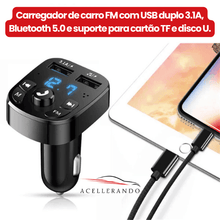 Carregar imagem no visualizador da galeria, DriveSync Pro | Transmissor FM Bluetooth 5.0