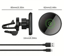 Carregar imagem no visualizador da galeria, Carregador Sem Fio Inteligente Rápido 20W para Carro