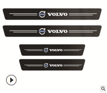 Carregar imagem no visualizador da galeria, Soleira Adesiva de Fibra de Carbono para carros
