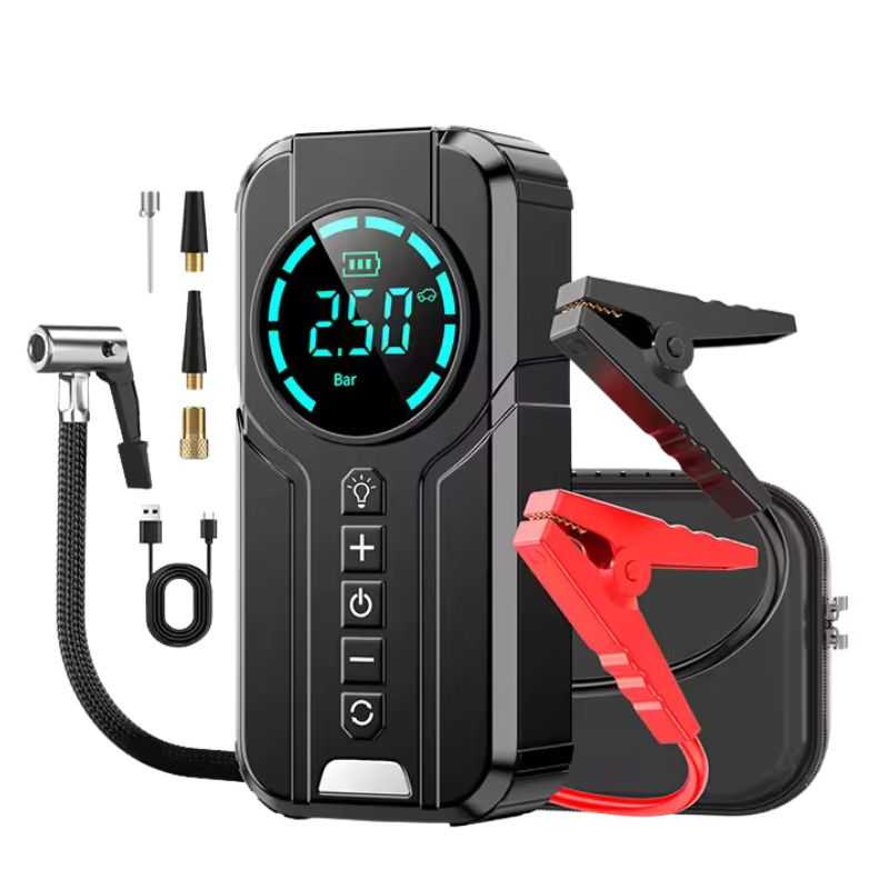 TurboPump™ Boostcar – Salve sua viagem com o Auxiliar de Partida 4 em 1 + BRINDE EXCLUSIVO |  10%OFF no PIX!