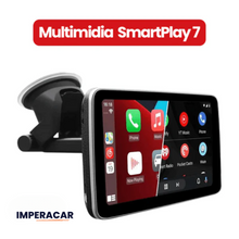 Carregar imagem no visualizador da galeria, Tela Multimídia com CarPlay - SmartPlay 7&quot; + Câmera de Ré GRÁTIS - Boostcar | Ultimas Unidades
