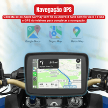 Carregar imagem no visualizador da galeria, Multimídia com CarPlay Para Moto 5 Touch - Boostcar
