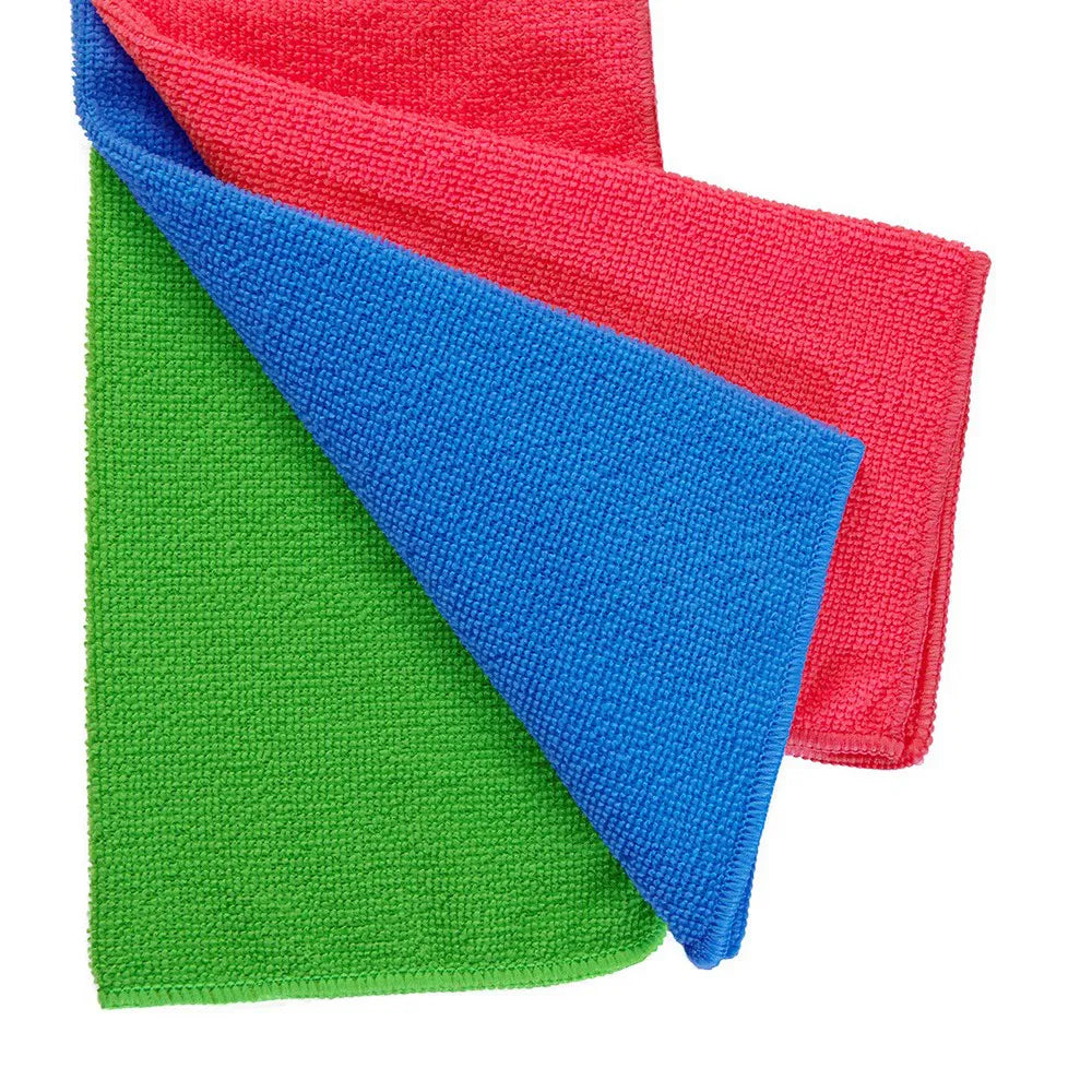 Conjunto de panos de microfibra - 3 unidades